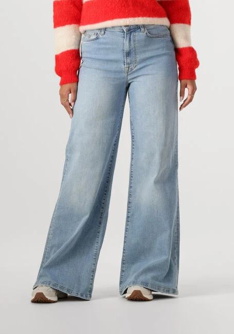 By-bar Femme Denim Pant - Light Blue Wide Leg Jeans for Women 3 By-bar Femme Denim Pant - Light Blue Wide Leg Jeans for Women