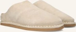 Shabbies Wilja Slipper - Elegant Beige Suede Slip-On Shoes for Women