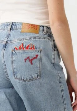 Harper & Yve Yve-pa Picante Straight Leg Jeans in Hellblau -Teveo Geschaft 307453 3