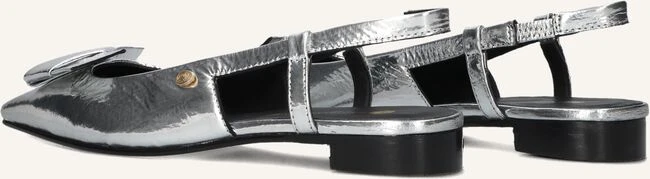 Fred de la Bretonière Elisse Slingbacks aus Leder in Silber 4 Fred de la Bretonière Elisse Slingbacks aus Leder in Silber – Bild 2