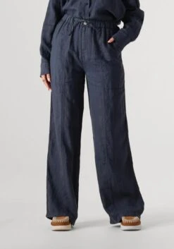 Moscow Wide Jeans - Dunkelblau Damen-Jeanshose Pomalie