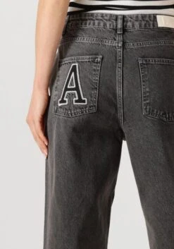 Alix The Label Ladies Woven Relaxed Denim Straight Leg Jeans - Grey 7 Alix The Label Ladies Woven Relaxed Denim Straight Leg Jeans - Grey -Teveo Geschaft 307806 3