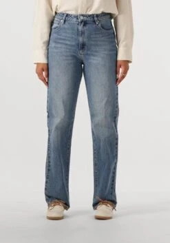 Abrand Jeans High Straight Kim - Blaue Straight Leg Jeans für Damen