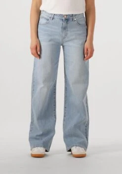 Abrand Jeans Mid Baggy Gia - Wide Leg Jeans in Light Blue
