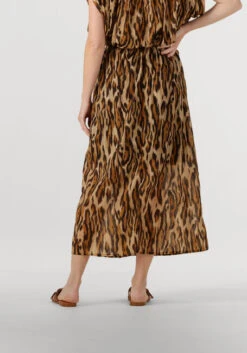 Louizon Maxirock Paisible - Brauner Rock mit Tier-Aufdruck -Teveo Geschaft 308380 2