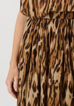 Louizon Maxirock Paisible - Brauner Rock mit Tier-Aufdruck -Teveo Geschaft 308380 3