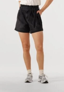 Catwalk Junkie Denim Short Comfortable Waist - Schwarze Jeans-Shorts für Damen
