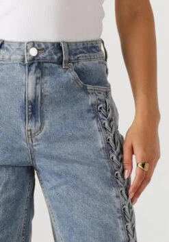 Y.A.S Yaseyla HW Denim Jeans - Blaue Straight Leg Damenjeans -Teveo Geschaft 309207 3