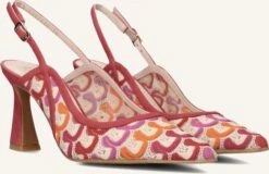 Lodi Raseria-x Mehrfarbige Slingback-Pumps mit Grafik-Print