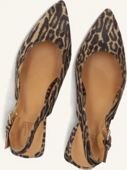 Billi Bi A8320 Braune Slingbacks mit Leoprint und Blockabsatz -Teveo Geschaft 309626 5