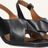 Billi Bi Slingback A8378 – Elegante Schwarze Blockabsatz-Schuhe für Damen