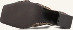 Billi Bi Damen Slingbacks A8378 - Brauner Leoprint mit Blockabsatz -Teveo Geschaft 309640 4