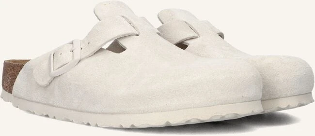 Birkenstock Boston Suede Slipper in Beige for Women 3 Birkenstock Boston Suede Slipper in Beige for Women