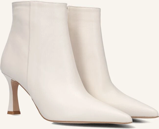 Notre-V 19536 Elegante Damen Stiefeletten in Beige aus Leder 3 Notre-V 19536 Elegante Damen Stiefeletten in Beige aus Leder