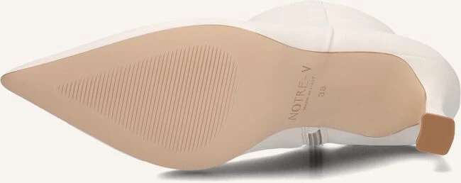 Notre-V 19536 Elegante Damen Stiefeletten in Beige aus Leder 5 Notre-V 19536 Elegante Damen Stiefeletten in Beige aus Leder – Bild 3