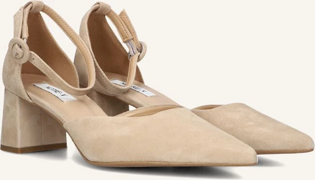 Notre-V Damen Pumps 35518 in Beige – Eleganter Blockabsatz aus Wildleder 3 Notre-V Damen Pumps 35518 in Beige – Eleganter Blockabsatz aus Wildleder