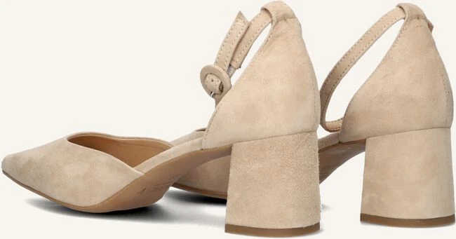 Notre-V Damen Pumps 35518 in Beige – Eleganter Blockabsatz aus Wildleder 4 Notre-V Damen Pumps 35518 in Beige – Eleganter Blockabsatz aus Wildleder – Bild 2
