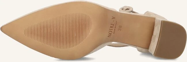 Notre-V Damen Pumps 35518 in Beige – Eleganter Blockabsatz aus Wildleder 5 Notre-V Damen Pumps 35518 in Beige – Eleganter Blockabsatz aus Wildleder – Bild 3