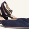 Notre-V 35518 Blaue Wildleder-Pumps mit Elegantem Blockabsatz -Teveo Geschaft 309863 1
