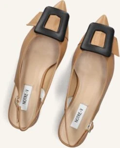 Notre-V 3341 Slingbacks aus hochwertigem Leder in Camel -Teveo Geschaft 309867 5
