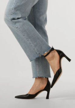 Notre-v 7225 Schwarze Lederpumps mit Pfennigabsatz -Teveo Geschaft 309872 8