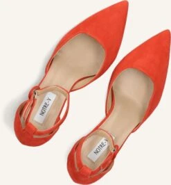Notre-V Damen Pumps 35518 aus Wildleder in Rot -Teveo Geschaft 309890 5