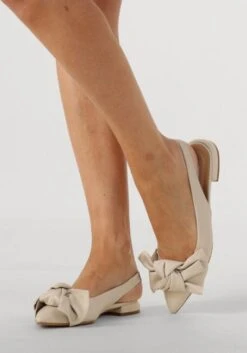 Notre-V Weiße Slingbacks 43251 - Elegante Damen Schuhe mit Blockabsatz -Teveo Geschaft 309892 8