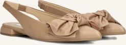 Notre-V Damen Slingbacks 43251 aus Leder in Camel
