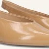 Notre-V Slingbacks 12218 - Camelfarbene Leder-Schuhe mit Blockabsatz -Teveo Geschaft 309903 1
