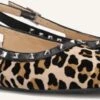 Notre-V 12270 Damen Slingbacks - Braun mit Leoprint -Teveo Geschaft 309909 1