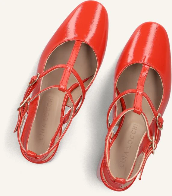 Lina Locchi Pumps 010-50 in elegantem Rot 6 Lina Locchi Pumps 010-50 in elegantem Rot – Bild 4