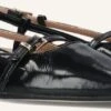 Lina Locchi Slingbacks 010-22 - Elegante Schwarze Lackleder Schuhe -Teveo Geschaft 310199 1
