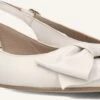 Lina Locchi 010-73 Slingbacks - Off-White Wildleder mit Blockabsatz -Teveo Geschaft 310201 1