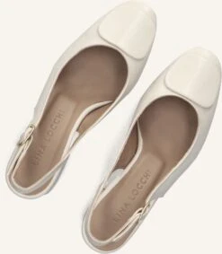 Lina Locchi 010-150 Beige Leather Block Heel Slingbacks 10 Lina Locchi 010-150 Beige Leather Block Heel Slingbacks -Teveo Geschaft 310211 5