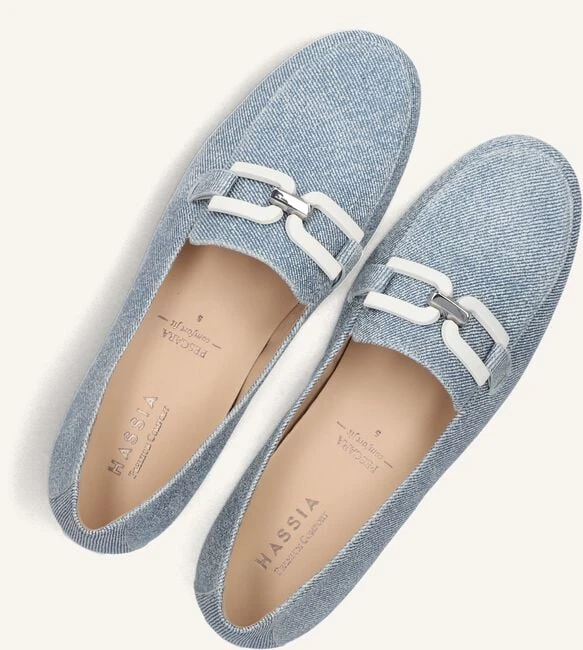 Hassia Pescara – Elegante Damen Slipper aus feinem blauen Nubukleder 6 Hassia Pescara – Elegante Damen Slipper aus feinem blauen Nubukleder – Bild 4