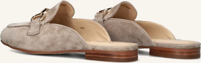 Notre-V 4015 Beige Suede Slippers with Buckle Detail 4 Notre-V 4015 Beige Suede Slippers with Buckle Detail – Bild 2