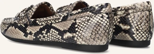 Kurt Geiger London Eagle Moccasin - Braune Damen Mokassins mit Schlangenmuster 4 Kurt Geiger London Eagle Moccasin - Braune Damen Mokassins mit Schlangenmuster – Bild 2