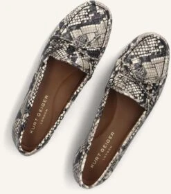 Kurt Geiger London Eagle Moccasin - Braune Damen Mokassins mit Schlangenmuster 9 Kurt Geiger London Eagle Moccasin - Braune Damen Mokassins mit Schlangenmuster -Teveo Geschaft 310653 5