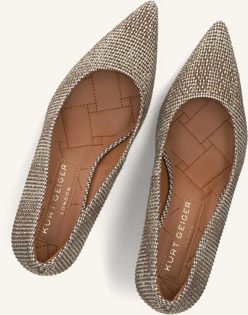 Kurt Geiger London Kensington Flexi 65 Goldfarbene Pumps mit Glitter-Finish 6 Kurt Geiger London Kensington Flexi 65 Goldfarbene Pumps mit Glitter-Finish – Bild 4