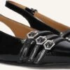 Stefano Lauran Black Patent Leather Slingbacks 15600154 -Teveo Geschaft 310758 1
