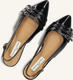 Stefano Lauran Black Patent Leather Slingbacks 15600154 -Teveo Geschaft 310758 5