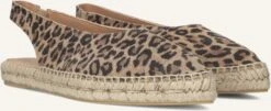 Ayana Braune Slingbacks mit Leoprint | Stilvolle Damenschuhe