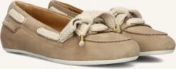 Candice Cooper Candy Boat - Premium Beige Suede Slip-On Shoes