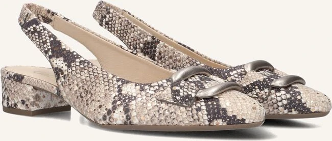 Gabor 521 Women's Beige Snake Print Slingback Pumps 3 Gabor 521 Women's Beige Snake Print Slingback Pumps