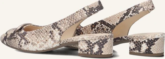 Gabor 521 Women's Beige Snake Print Slingback Pumps 4 Gabor 521 Women's Beige Snake Print Slingback Pumps – Bild 2