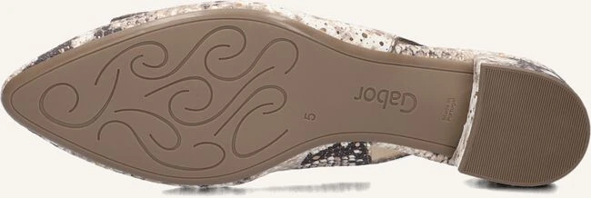 Gabor 521 Women's Beige Snake Print Slingback Pumps 5 Gabor 521 Women's Beige Snake Print Slingback Pumps – Bild 3