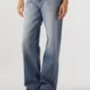 ABRAND JEANS 95 Mid Baggy Jenna - Blaue Baggy Jeans für Damen