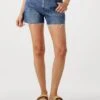 G-Star Raw Judee Short Raw Edge Wmn - Blaue Denim Shorts -Teveo Geschaft 311315 1