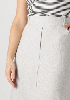 Jansen Amsterdam Midirock Georgie - Hellgrau mit Frontschlitz -Teveo Geschaft 311327 3