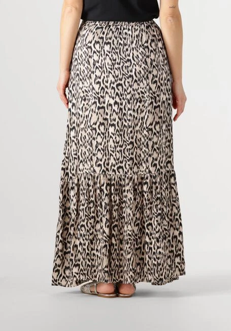 Jansen Amsterdam Maxirock Rina Rok - Beige Animal Print mit Rüschen 4 Jansen Amsterdam Maxirock Rina Rok - Beige Animal Print mit Rüschen – Bild 2
